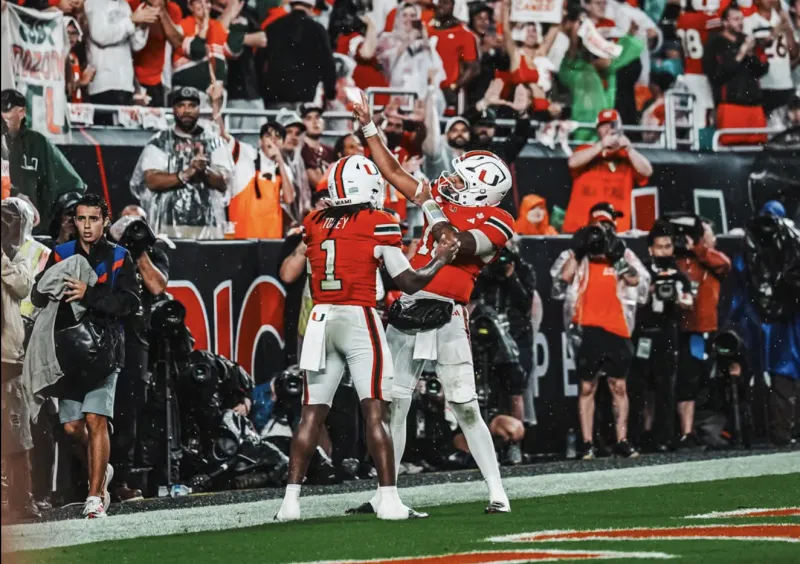 Miami takes No. 1, Georgia drops to No. 5 in latest AP Top 25 after a week of upsets