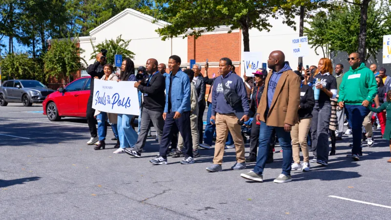 Roswell church leads Souls to the Polls march to encourage voter participation