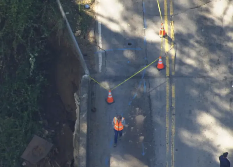 'Heavy vehicle' hit Moores Mill Road bridge, causing partial collapse, city agency says