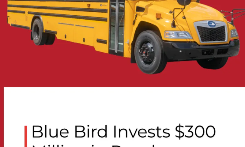 Blue Bird Invests $300 Million in Peach County