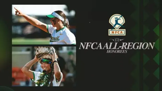 2 Rainbow Wahine softball players earn regional honors