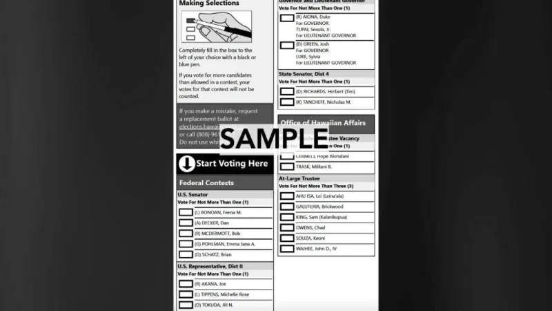 June 2 is filing deadline for Hawaii candidates running for public office in 2026
