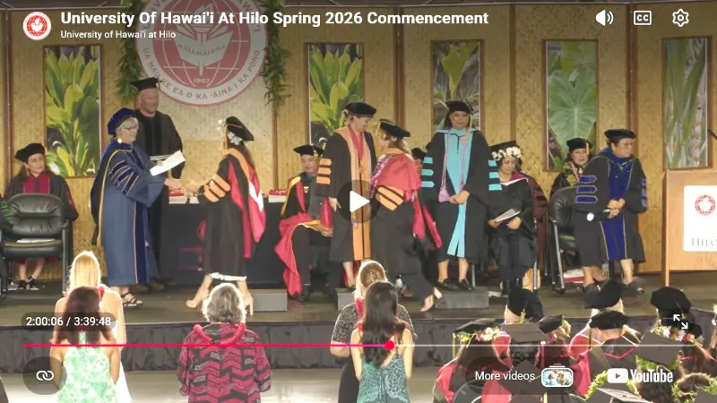 Video: UH Hilo 2026 Spring Commencement