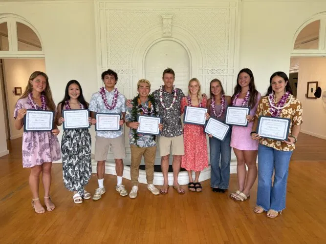 Ian Walsh Menehune Mayhem Foundation awards scholarships to eight Maui students