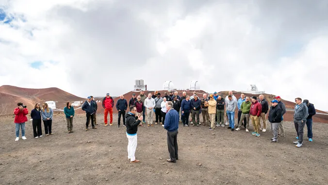 Diplomats experience Maunakea through science and culture