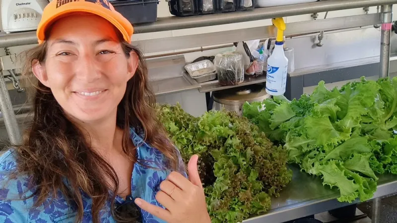 Spring 2026 graduate Leilani Badamo chose UH Hilo for agriculture program's focus on sustainability
