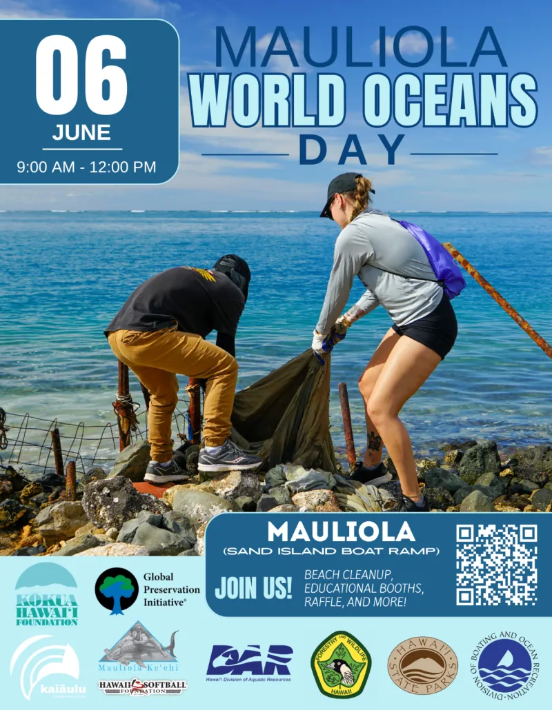 5/22/26 -- JOIN THE STATEWIDE "MAKAHIKI KULEANA KAHAKAI" COASTAL RESTORATION DAY ON JUNE 6