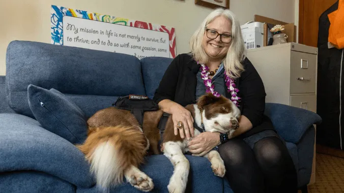 UH Hilo celebrates paw-some honorary nursing grad