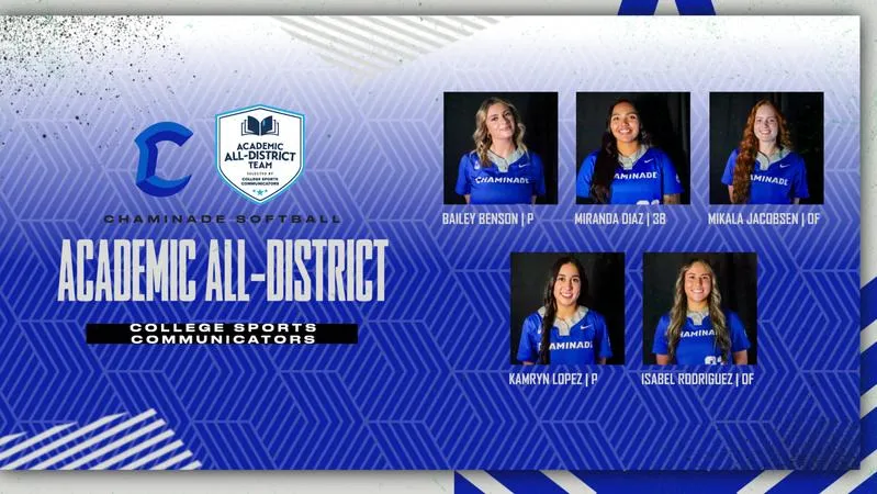 Five from Softball Named CSC Academic All-District
