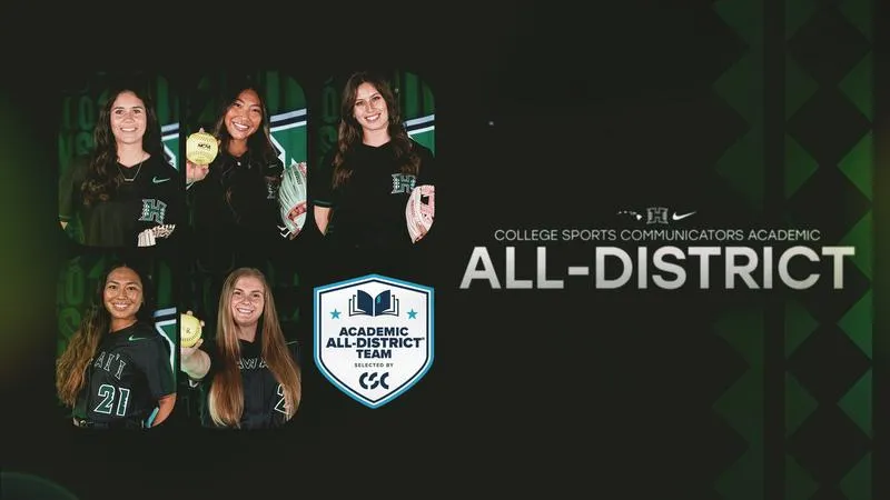 Five Rainbow Wahine Named CSC Academic All-District