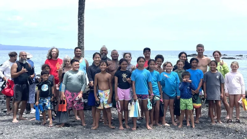 He Pkoa Kani ina: Keaukaha community gathers at UH Hilo aquaculture center to celebrate coral restoration at Puhi Bay