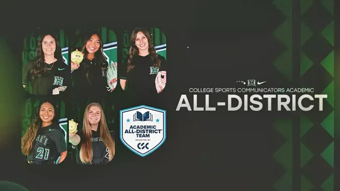 5 UH Wahine softball players earn academic honors