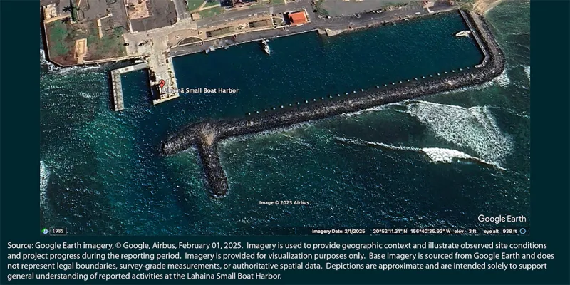 5/28/26 -- LAHAINA SMALL BOAT HARBOR DREDGING PROJECT STARTS JUNE 1