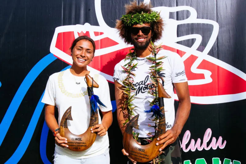 Kaniela Stewart and Sophia Culhane Win 2026 Local Motion Surf Into Summer Longboard Presented by HTA