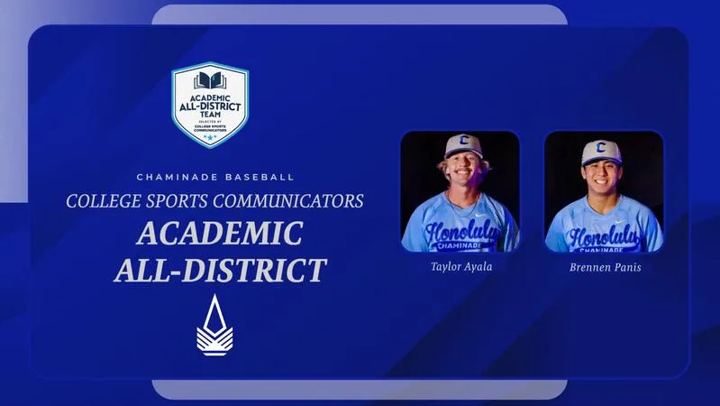 Ayala, Panis Named CSC Baseball Academic All-District