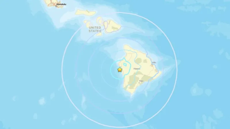 UPDATE: Earthquake that struck off Kona Coast revised back to magnitude-4.6; more than 800 'Felt Reports' received