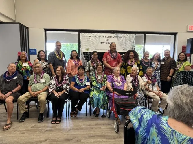 Maui County names 2026 Outstanding Older American Male and Female award winners