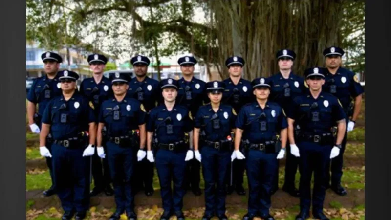 Hawaii Police Department welcomes 13 officers from the 104th recruit class