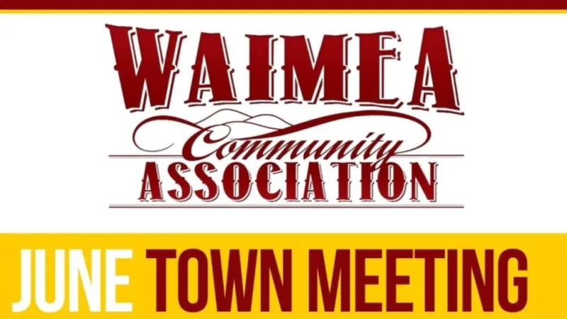 June town meeting in Waimea features Hawai'i County Mayor Alameda, county department chiefs