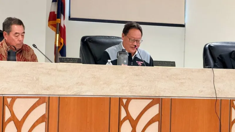 It's down to 13 applicants vying for Hawai'i County Fire chief vacancy due to sudden death of Kazuo Todd