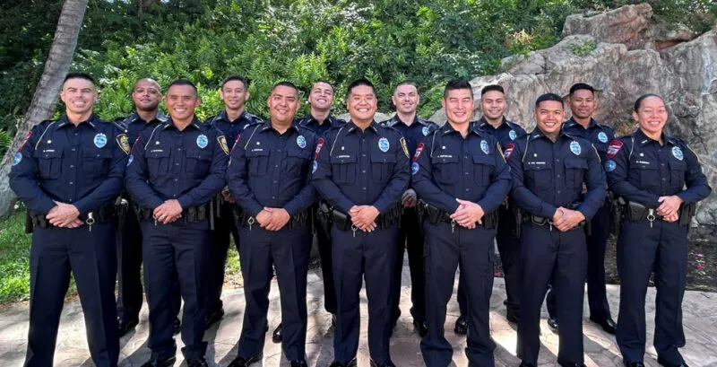 Graduates of MPD's 99th Recruit Class join force