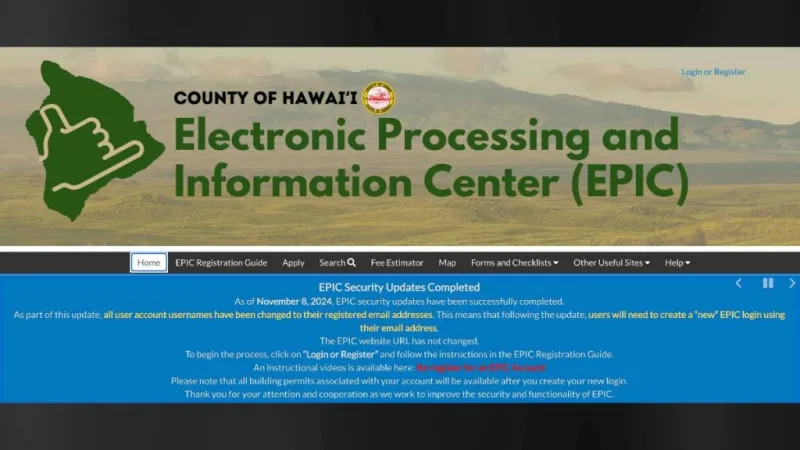 Annual EPIC system update scheduled later this week