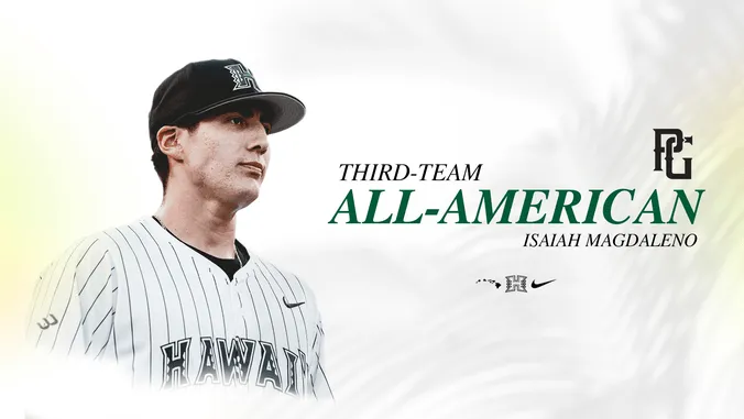 Pitcher Magdaleno 1st UH baseball All-American since 2020