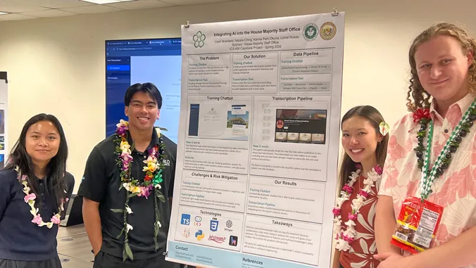 Computer science students tackle real-world challenges through industry partnerships