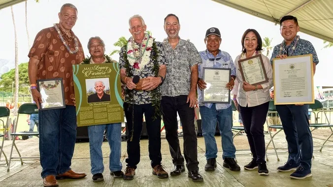 Retired Maui CTAHR leader honored as agricultural champion
