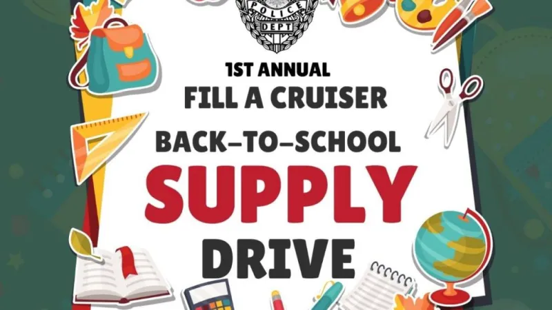 Hawai'i Police Department Kona Community Policing Section to host first 'Fill a Cruiser' Back-to-School Supplies Drive