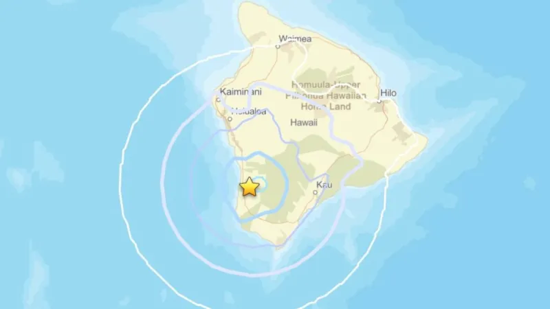 Magnitude 3.8 earthquake rattles South Kona