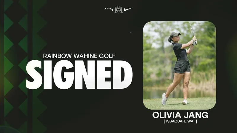Women's Golf Announces Signing of Transfer Olivia Jang for 2026-27 Season