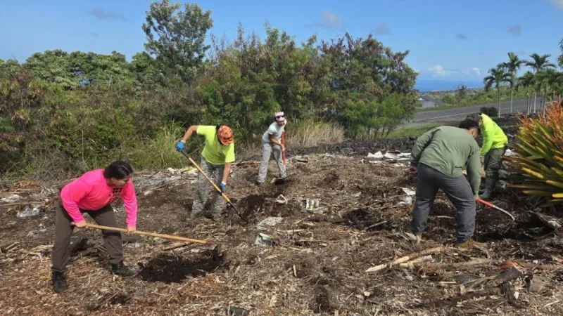 Kona Palisades residential green waste removal project planned