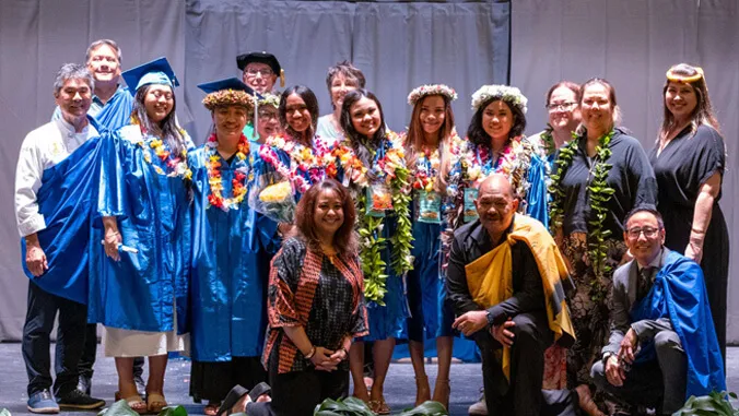 Special Kapiolani CC commencement for Kauai medical assisting graduates
