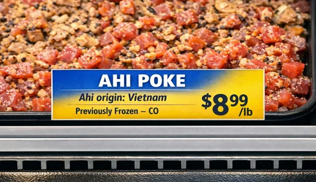 Ahi labeling law takes effect July 1