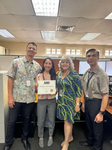 Allison Springer named MEO Employee of the Quarter