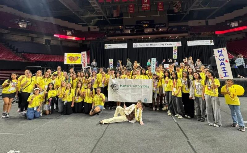 Big Island students present Hawaiian language projects on the national stage