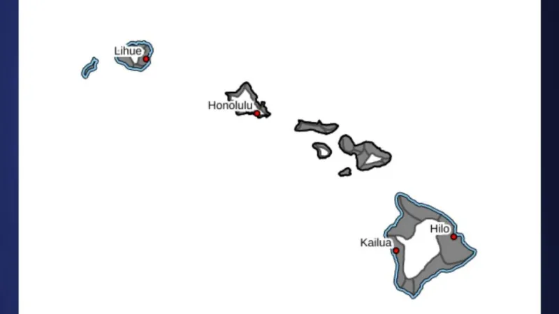 Coastal flooding expected throughout Hawaiian Islands during high tide