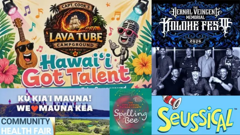 Top 10 things to do on Big Island for July 17-23: Hawai'i Got Talent, 'Seussical,' Seven Suns, Kolohe Fest, Celebrate Mauna Kea and more