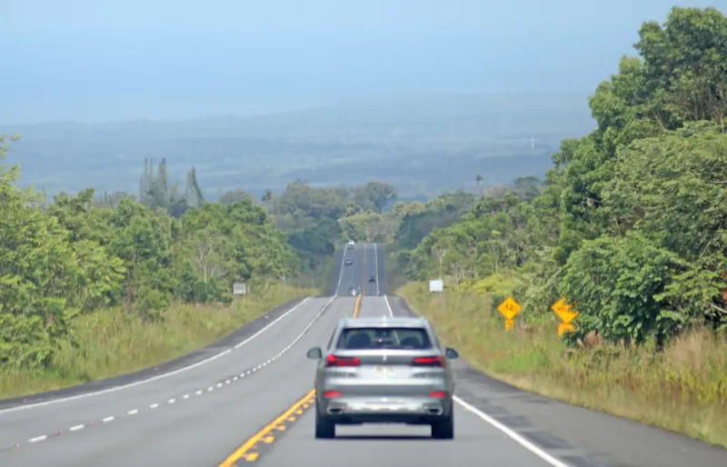 Paving to reduce hydroplaning on Hawai'i Island's Daniel K. Inouye Highway underway