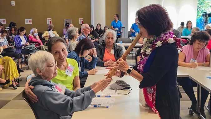Nearly 200 gather at UH Cancer Center for healing through art