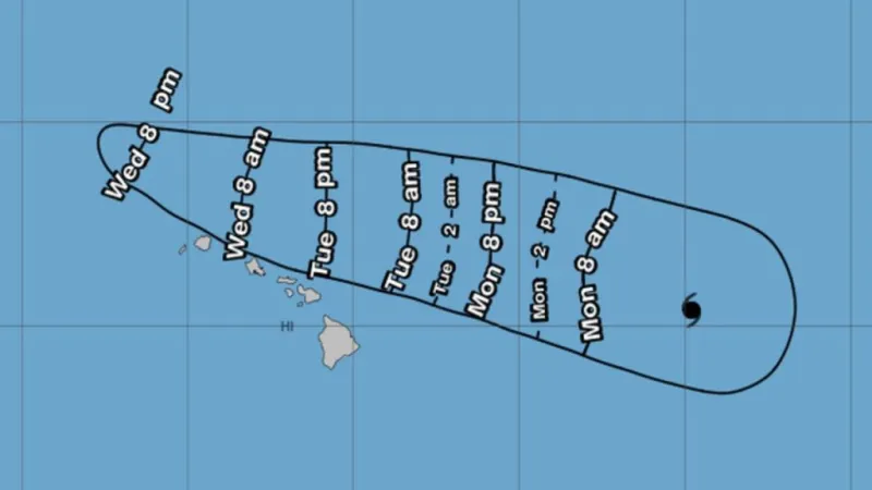 Hurricane Fausto Monday Update: Storm weakens slightly as it continues to move toward Hawaii