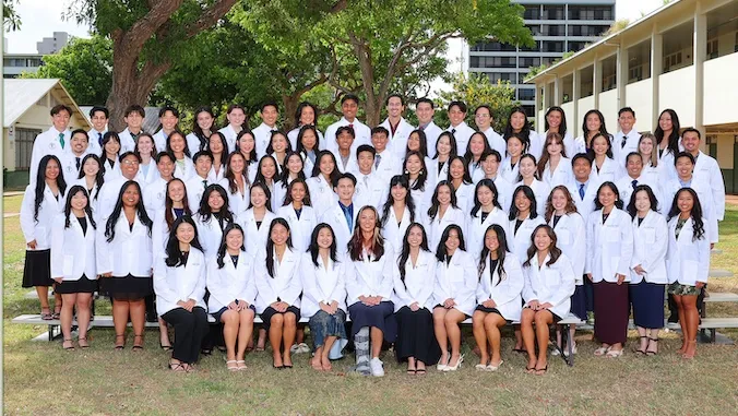 77 UH future physicians pledge 500+ years of service