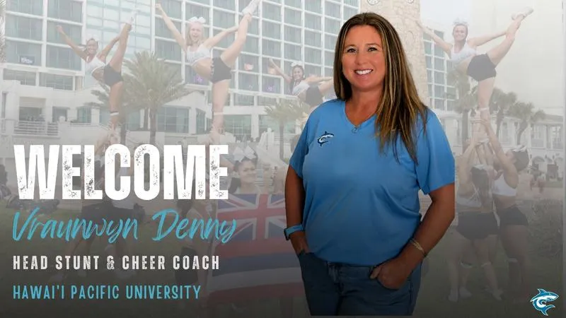 Hawai?i Pacific Names Vraunwyn Denny Head Coach of STUNT and Cheer Programs