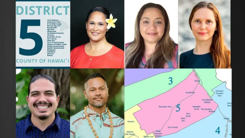 District 5 candidates for Hawaii County Council bring distinct knowledge, experiences to race
