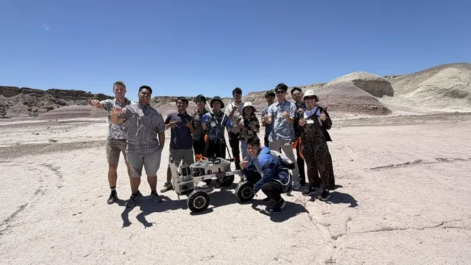 Robot rover team caps record year with international recognition