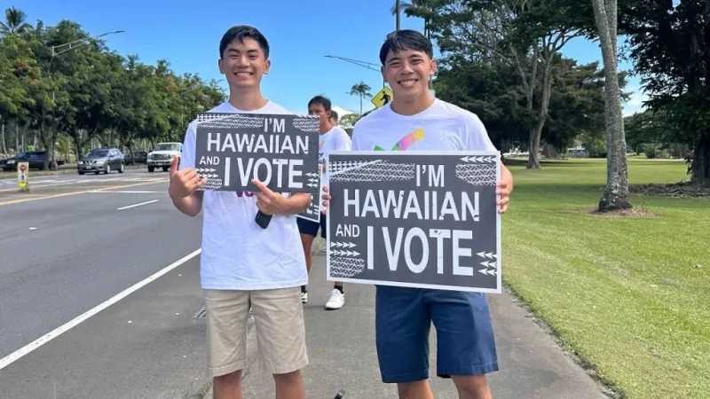 Native Hawaiian turnout for elections is low. Two college students created resource to bolster voting