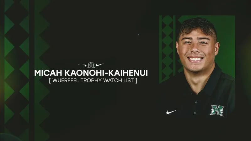 Kaonohi-Kaihenui Named To Wuerffel Trophy Watch List