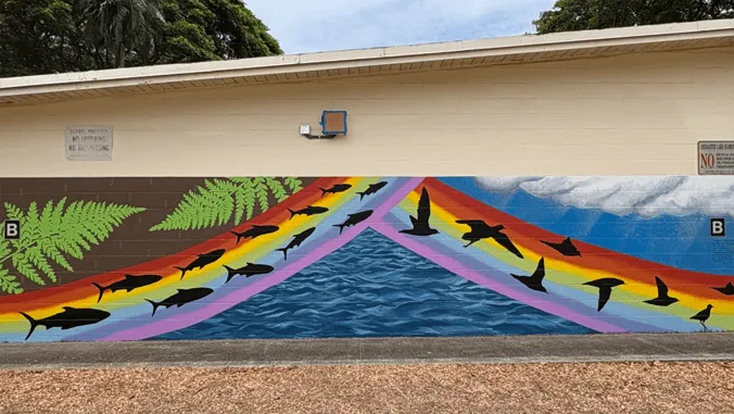 UH Mnoa helps Enchanted Lake students turn Kailua stories into art