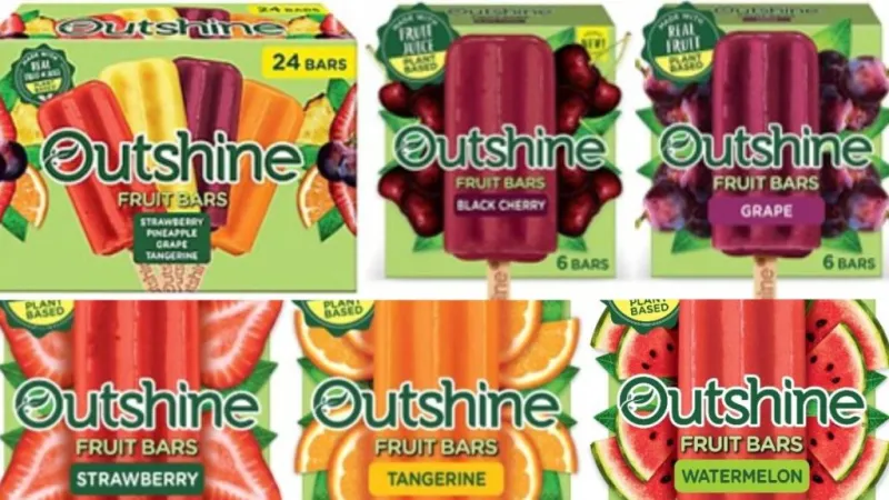 State alerts public about recall of Outshine Fruit Bars from Dreyer's Grand Ice Cream